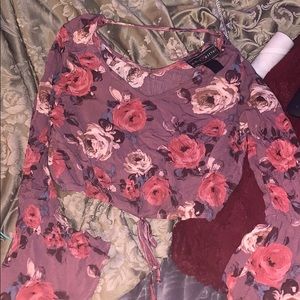 Floral crop top